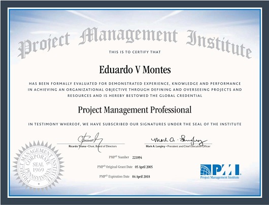 Certificacao PMP